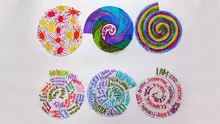 Spiral mobile activity page